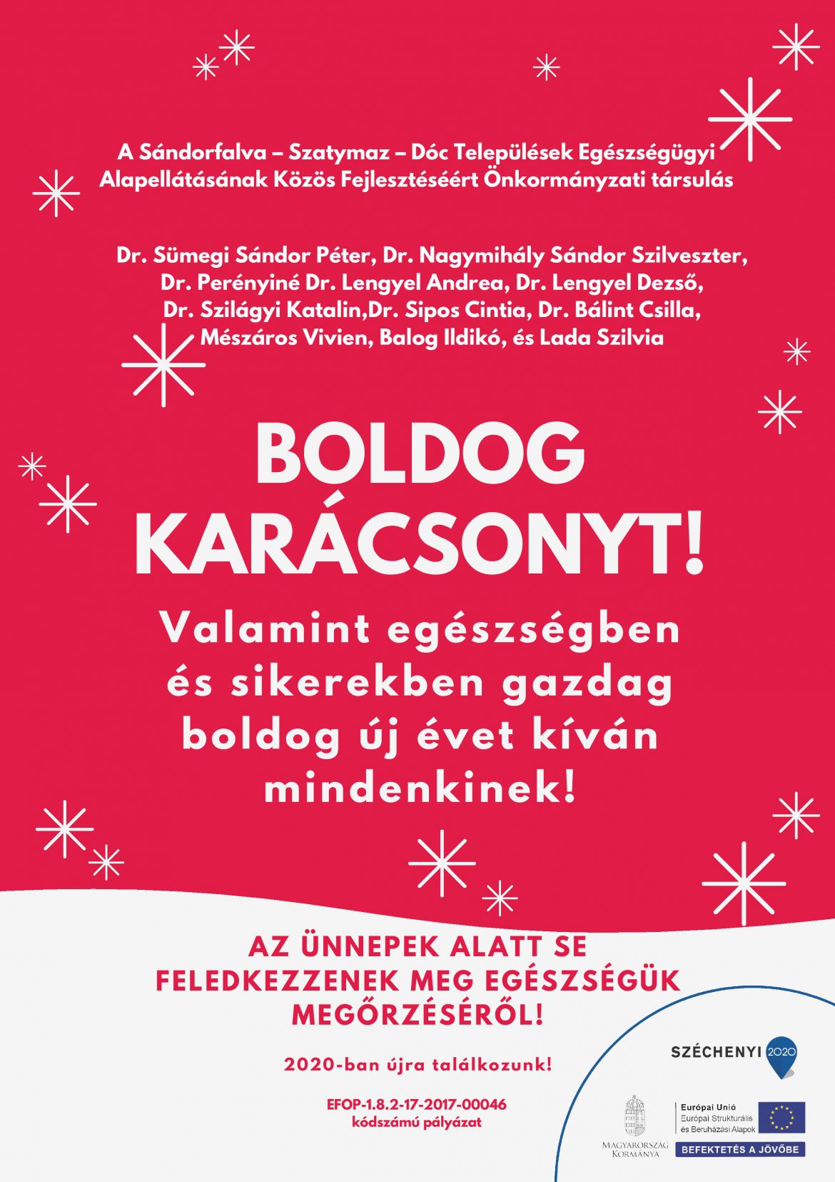 Kellemes ünnepeket kívánunk!